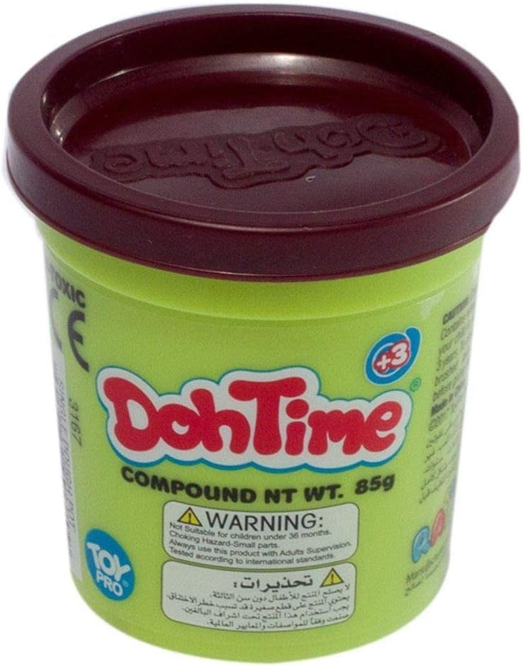 Doh-Time Single Can, 12 Assorted Color