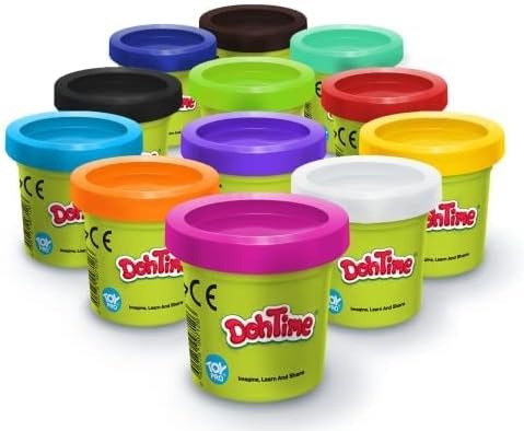 Doh-Time Single Can, 12 Assorted Color