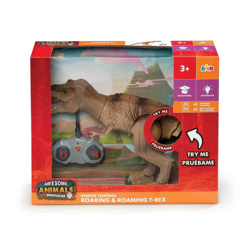 Addo Awesome Animals Remote Control Roaring & Roaming T-Rex