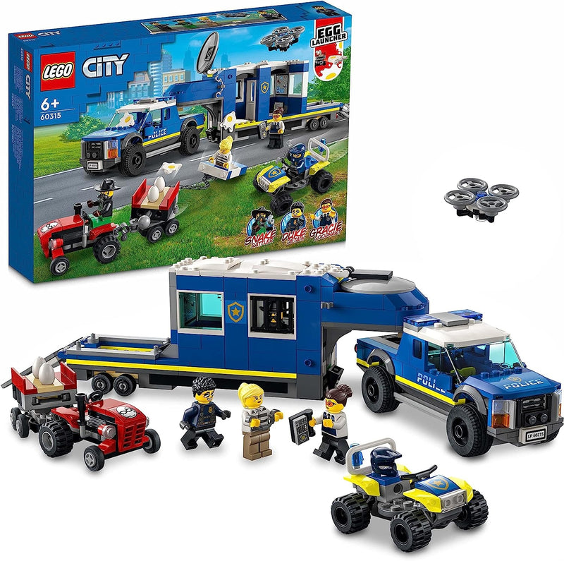 LEGO City Police Mobile Command Truck Building Kit