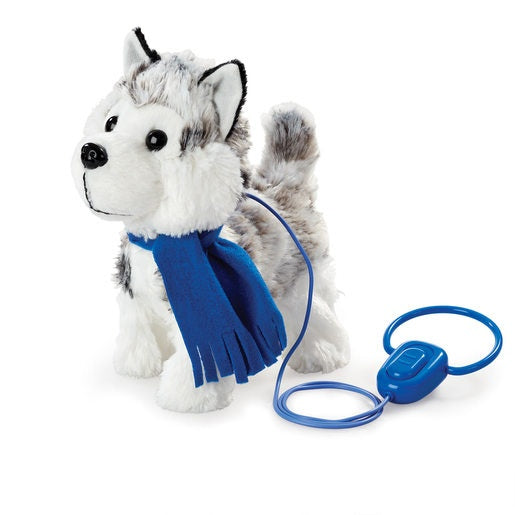 Pitter Patter Pets Walk Along Soft Toy - Husky