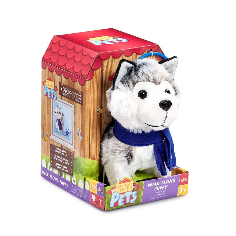 ELC Pitter Patter Pets Walk Along Soft Toy - Husky