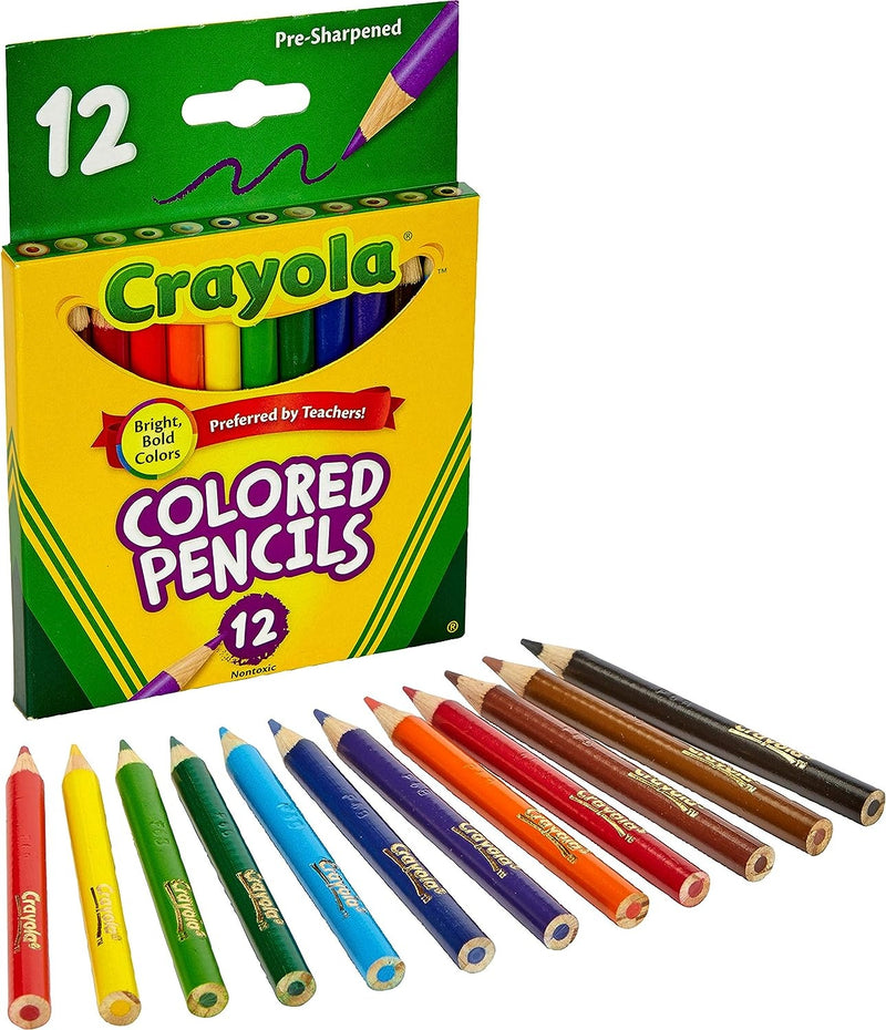 Crayola 12 Count Short Colored Pencils