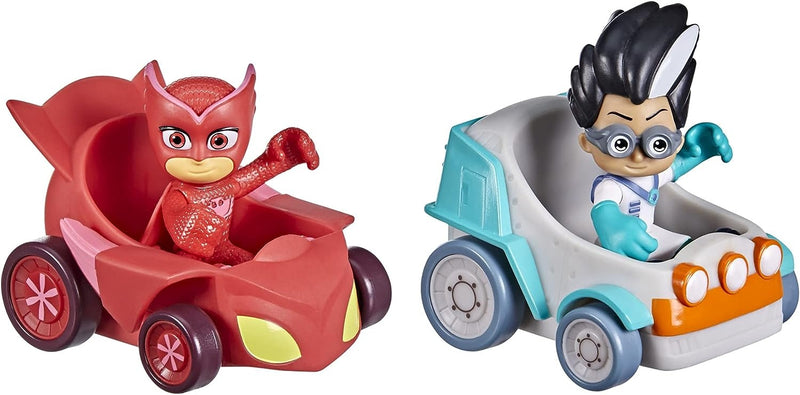 PJ Masks Owlette Versus Romeo Battle Racers