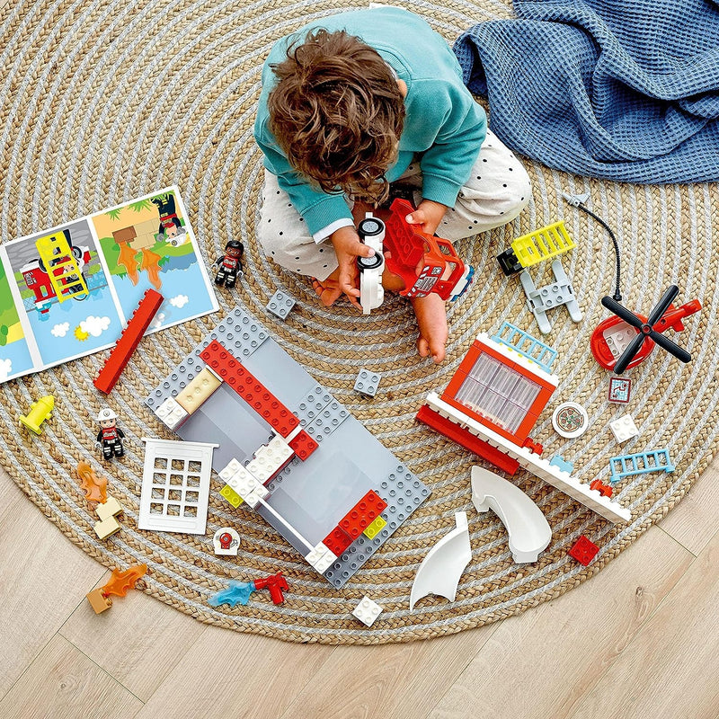 LEGO Duplo Fire Station & Helicopter