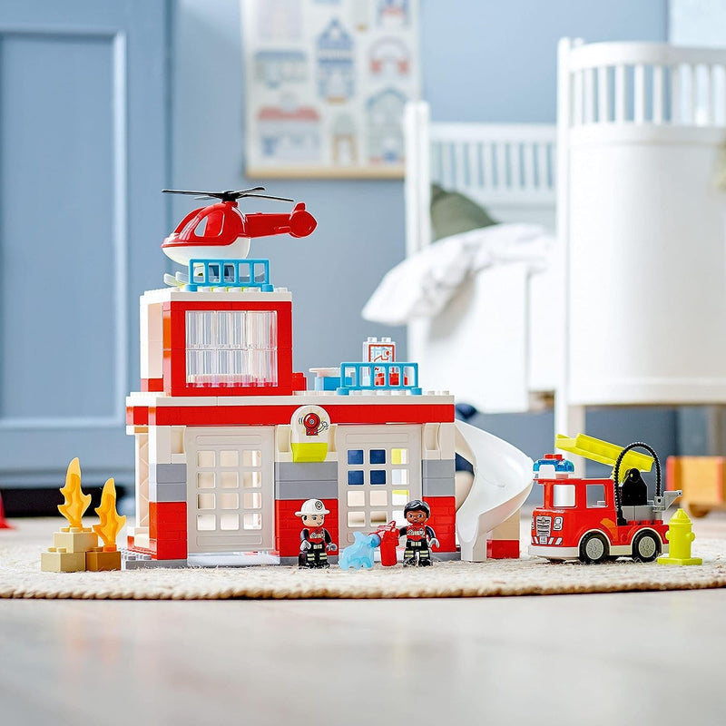 LEGO Duplo Fire Station & Helicopter