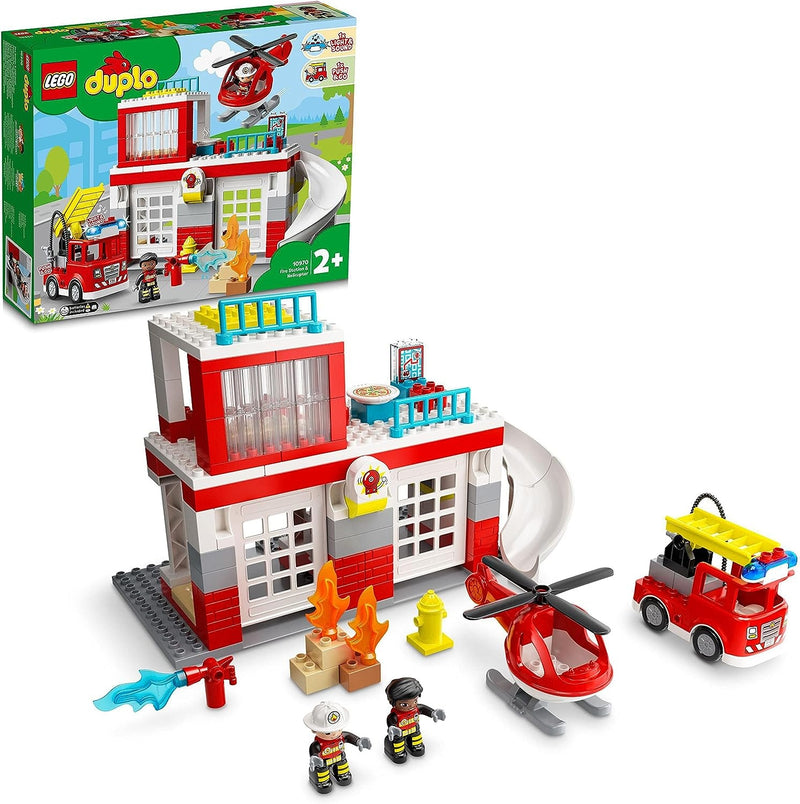 LEGO Duplo Fire Station & Helicopter