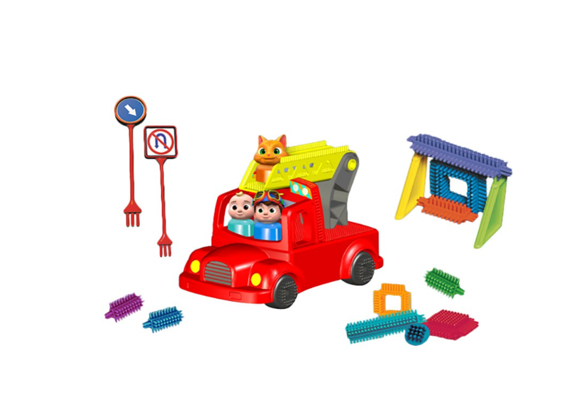 Cocomelon Fire Truck Set Building Blocks