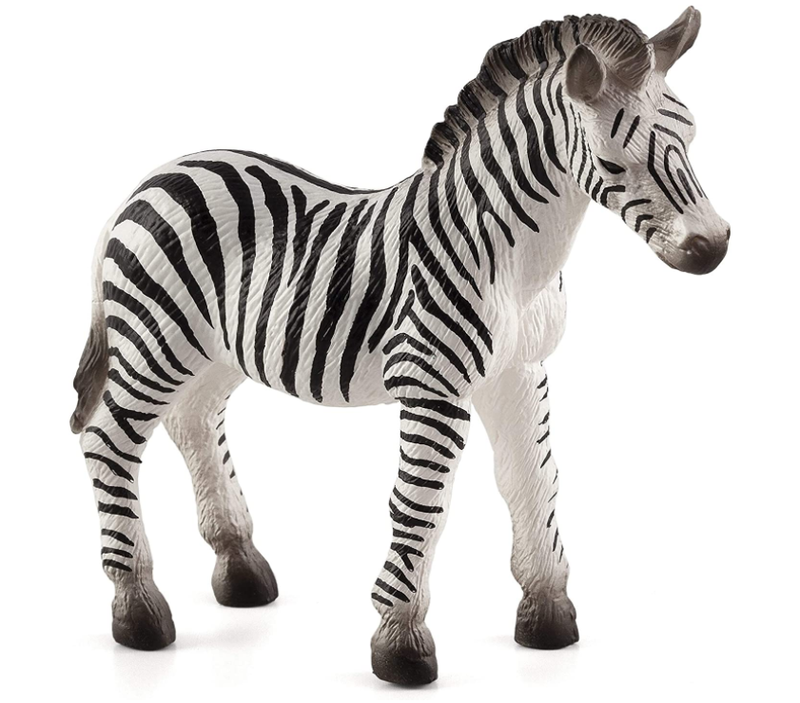 Toy School Plastic Animal Zebra Foal