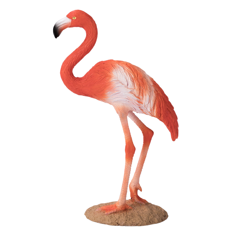 Toy School Plastic Animal American Flamingo