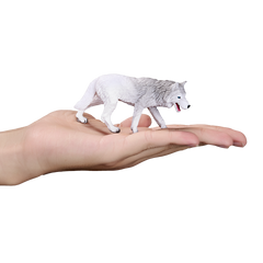 Toy School Plastic Animal Arctic Wolf