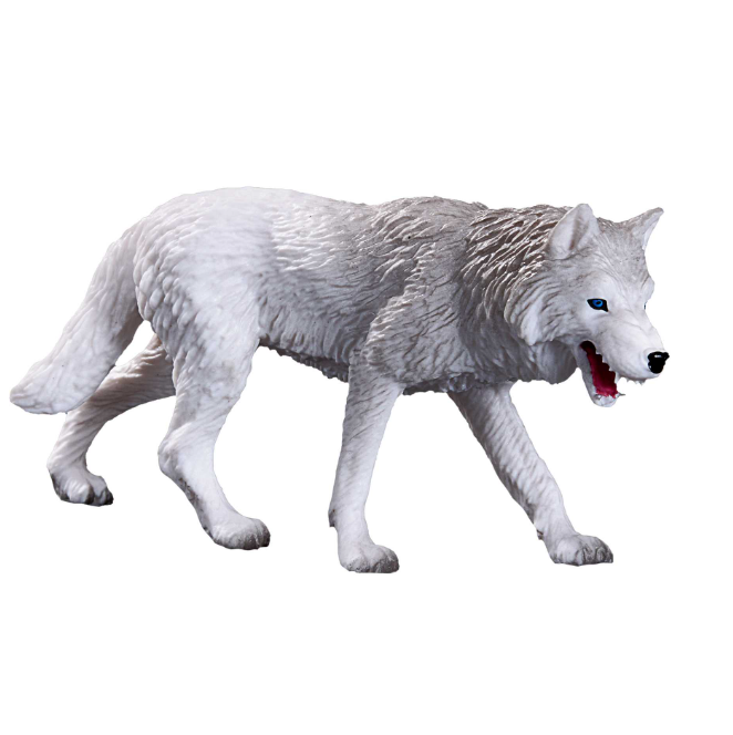 Toy School Plastic Animal Arctic Wolf