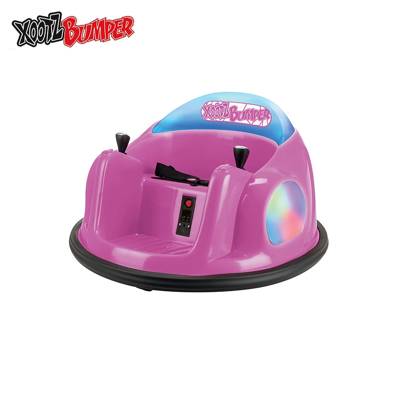 Xootz Bumper Car With Music Lights & Remote Control - Pink