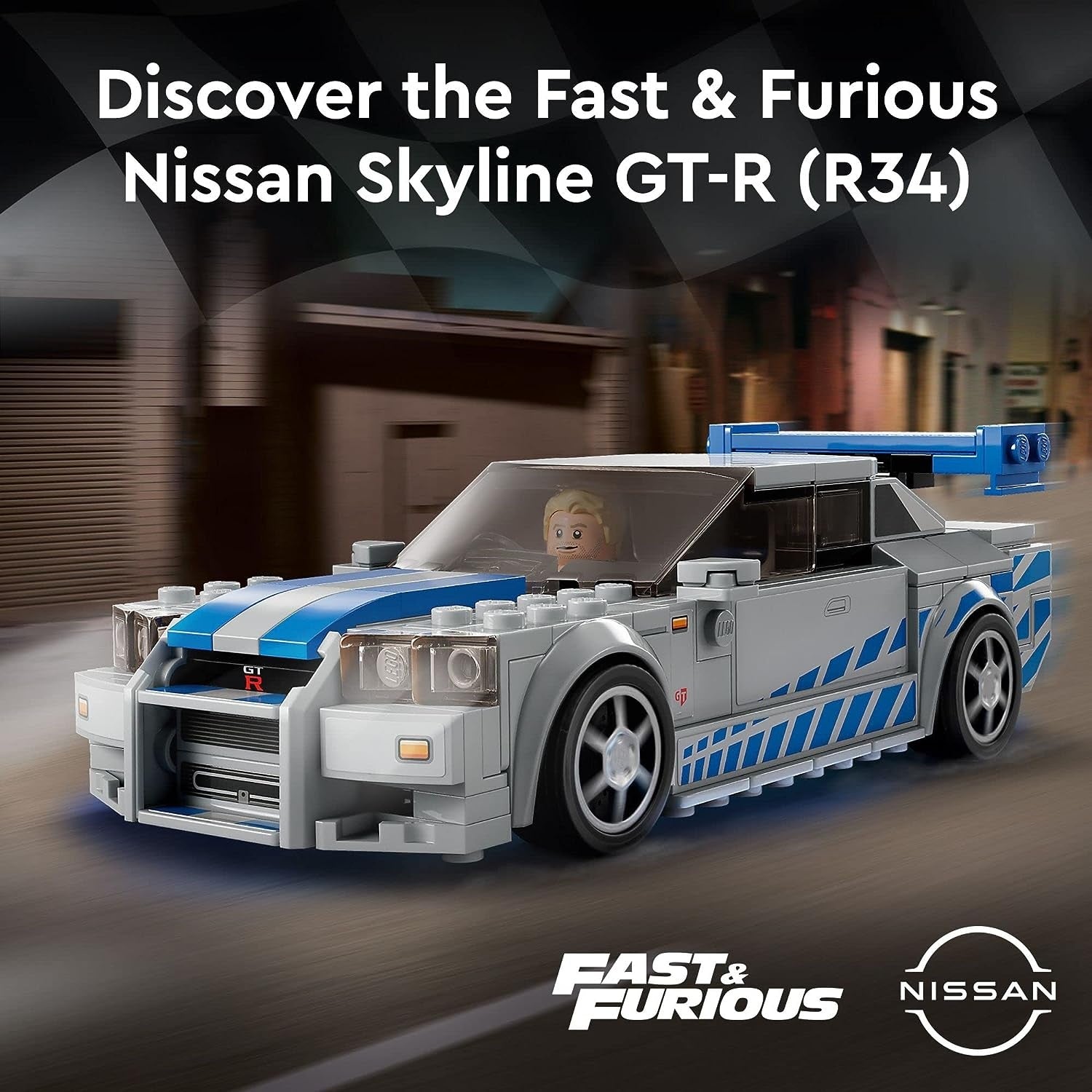 لعبة ليغو 2Fast 2Furious نيسان سكايلين جي تي آر 76917