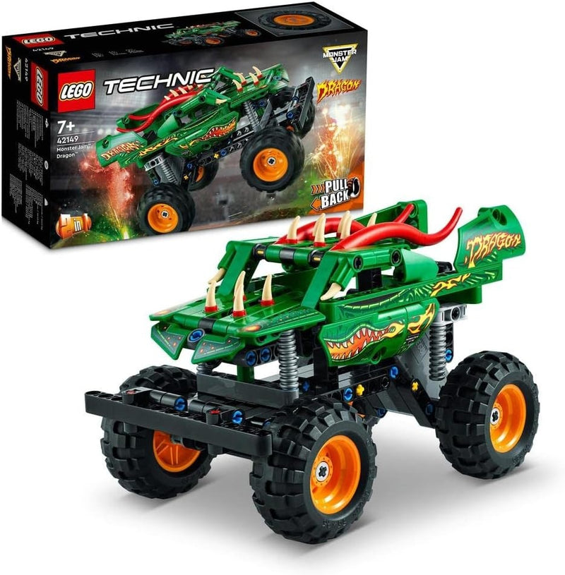 LEGO Technic Monster Jam Dragon Building Toy Set