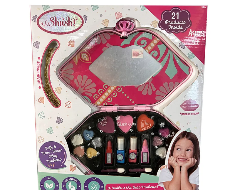 Shush Lip Shape Makeup Handbag