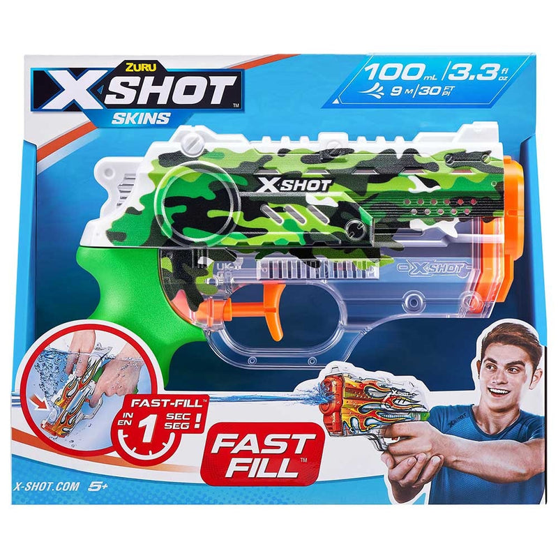 X-Shot Nano Fast Fill Skins Open Box