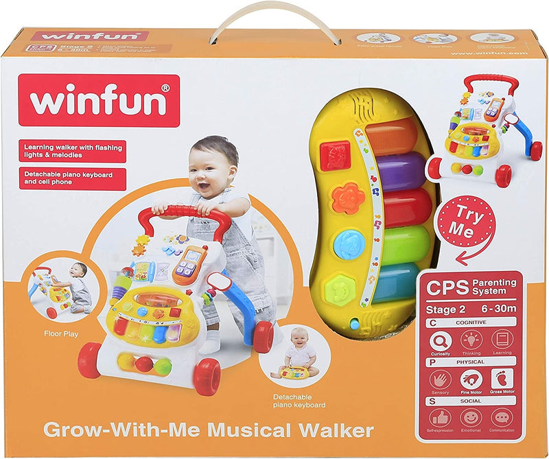 Winfun Grow With Me Musical Walker