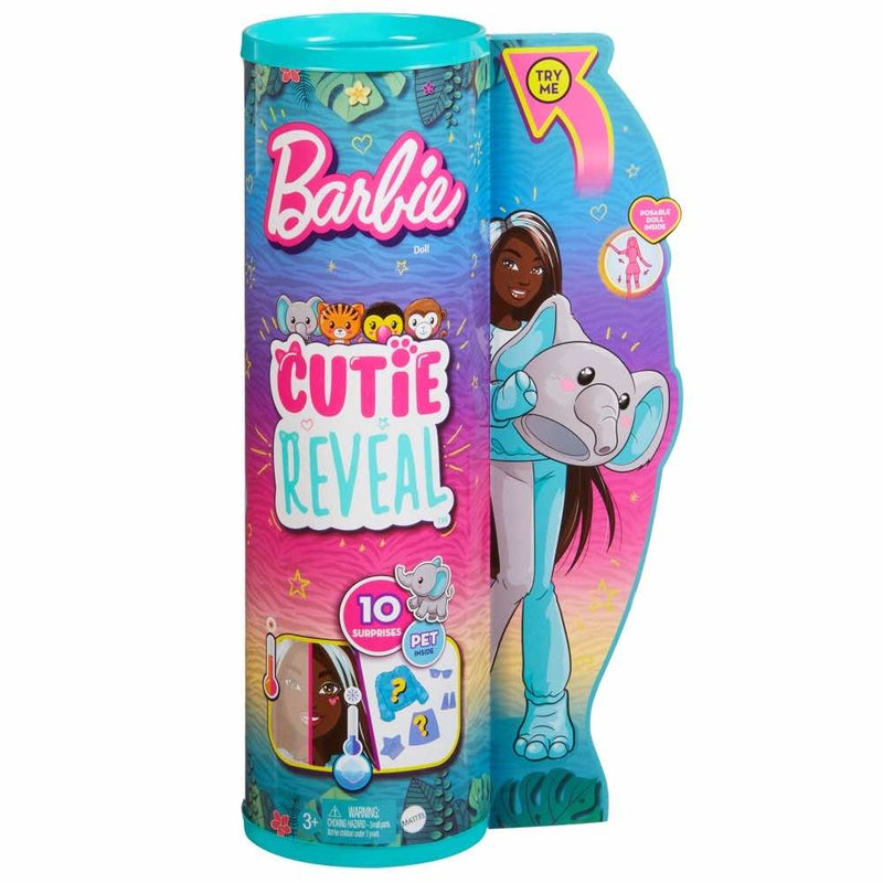 Barbie Cutie Reveal Jungle Friends Series Elephant