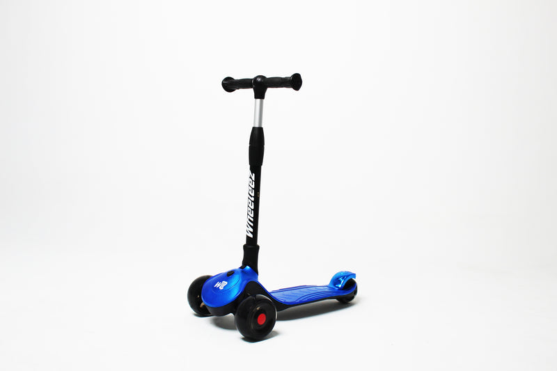 Wheeleez Metallic Blue 3 Wheels Scooter