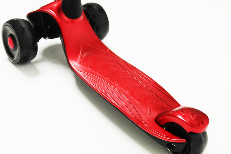 Wheeleez Metallic Red 3 Wheels Scooter