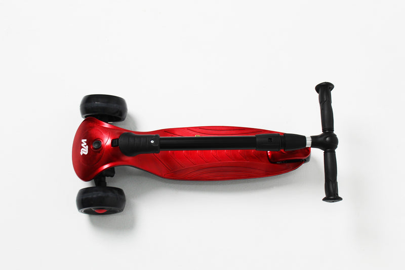 Wheeleez Metallic Red 3 Wheels Scooter