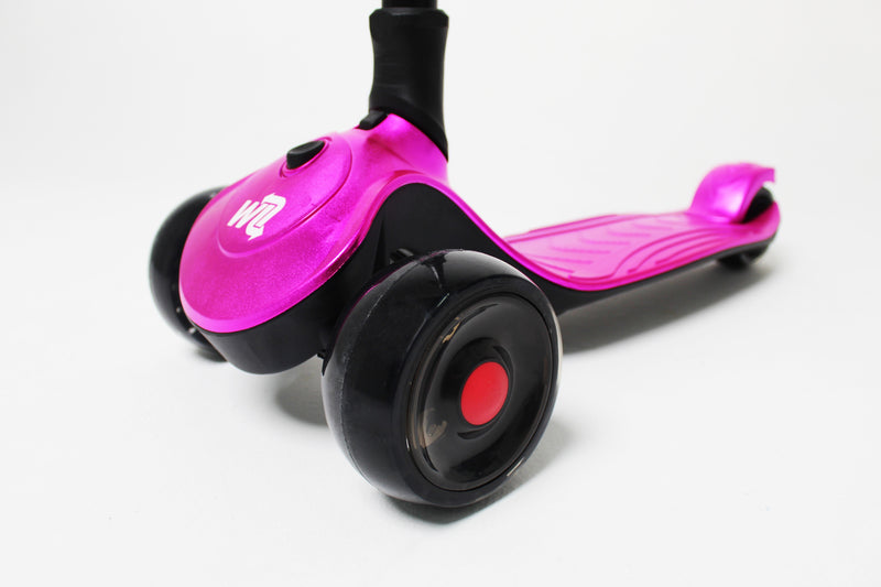 Wheeleez Metallic Pink 3 Wheels Scooter