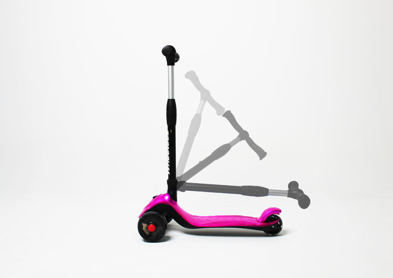 Wheeleez Metallic Pink 3 Wheels Scooter