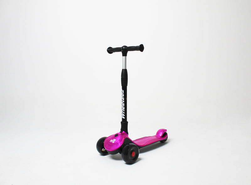 Wheeleez Metallic Pink 3 Wheels Scooter