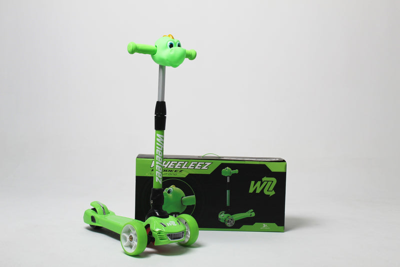 Wheeleez Dino Head 3 Wheels Scooter