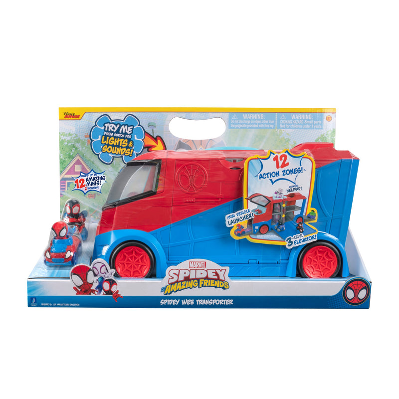 Marvel Spidey And Friends Feature Vehicle Transform