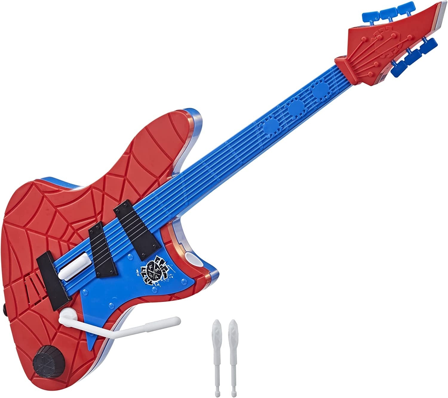 Spiderverse Feature Guitar Battery Operated