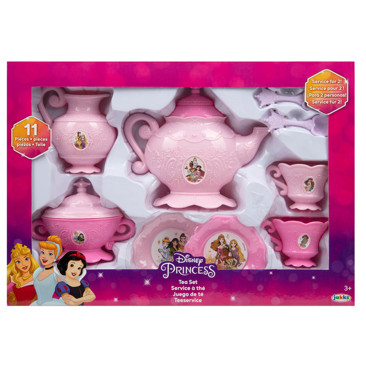 Disney Princess Royal Princess Tea Set 11-pieces Playset for Kids
