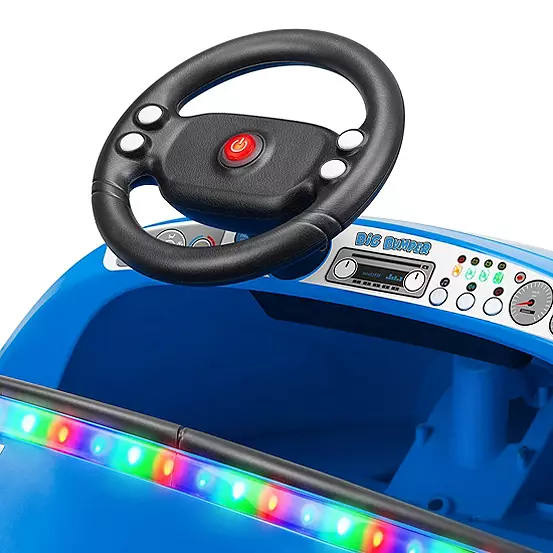 Xootz Big Bumper Car With Music Lights & Remote Control - Blue