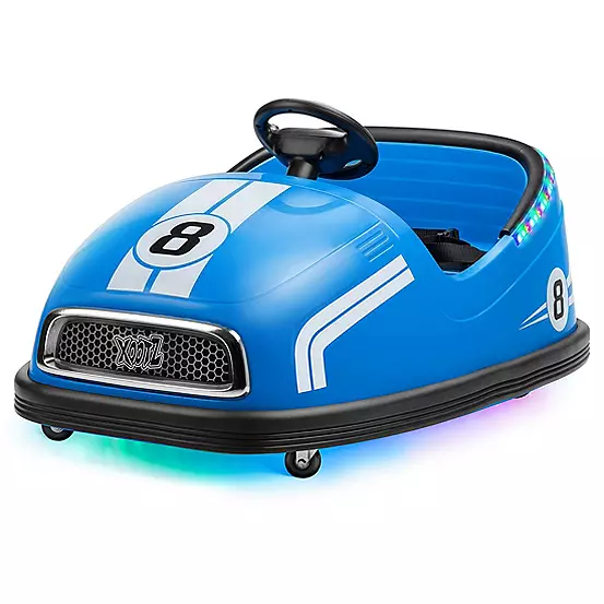 Xootz Big Bumper Car With Music Lights & Remote Control - Blue