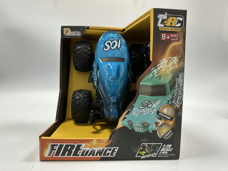 D Power 1:20 Remote Control 2.4G Shark Monster Car 2 Assorted