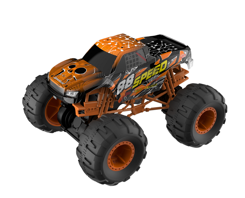 D Power 1:12 Remote Control 2.4G Speed 88 Buggy Monster Car 2 Assorted