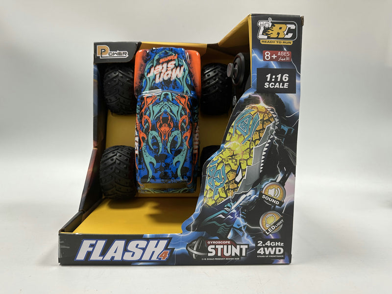 D Power 1:16 Remote Control 2.4G Flame Monster Car 2 Assorted