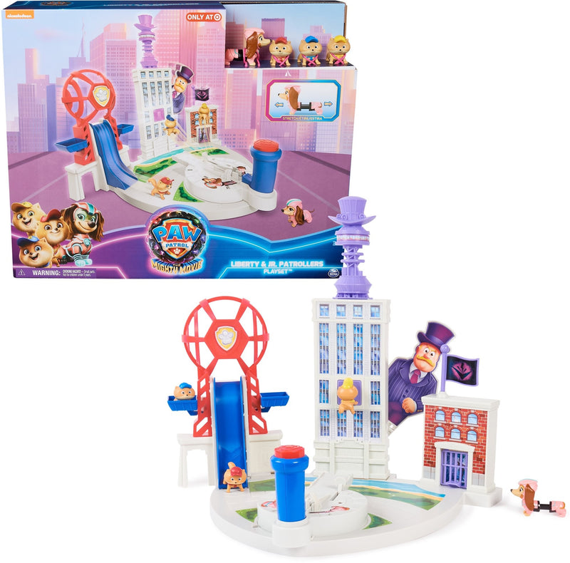 Paw Patrol Movie Liberty & Jr. Patrol Playset