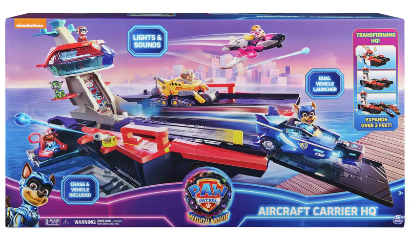 Paw Patrol Movie Aircraft Carrier Headquarter