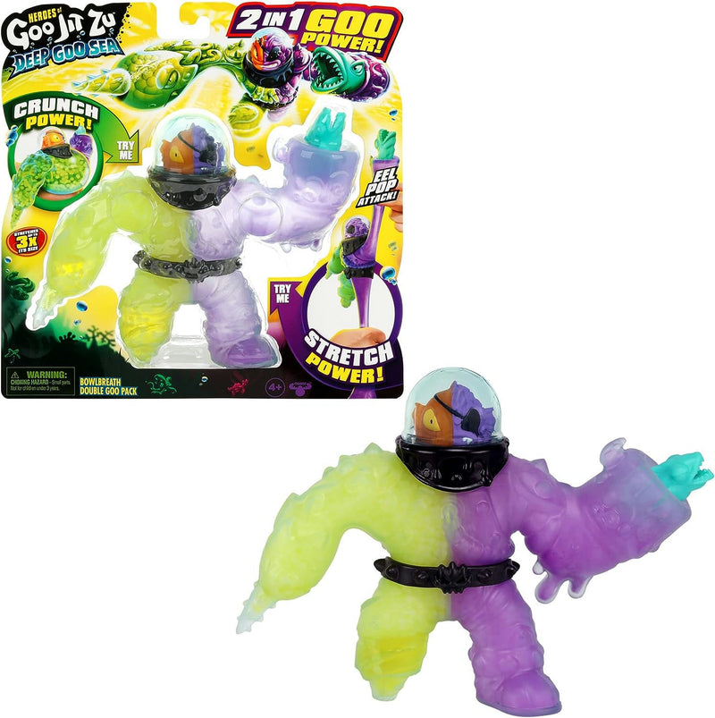 Goo Jit Zu Deep Goo Sea Series 9 Bowlbreath Double Goo Pack Eel Pop Attack