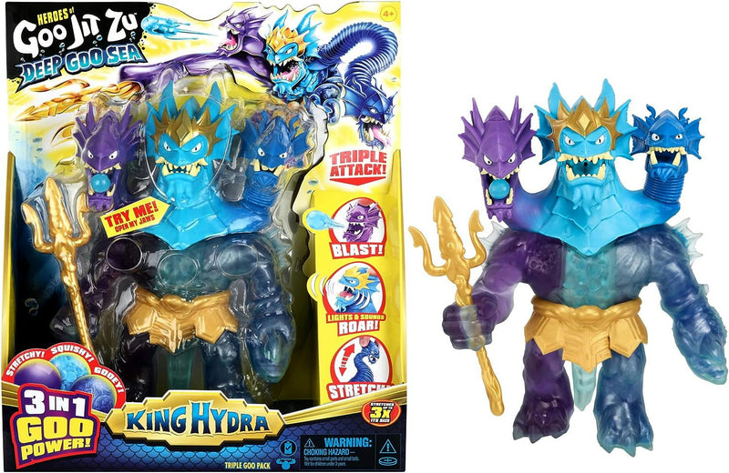 Goo Jit Zu Deep Goo Sea Series 9 King Hydra Triple Goo Power Attack