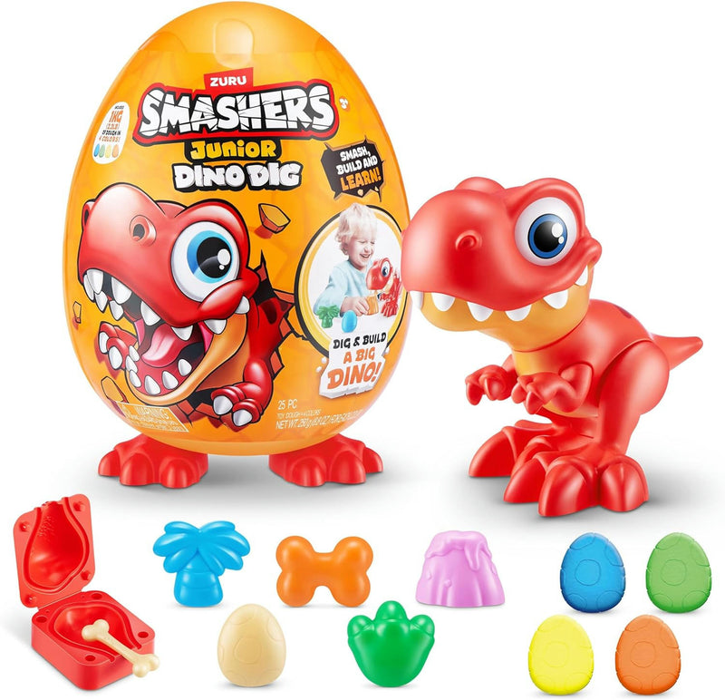 Smashers Dino Dig Large Egg Series1, Assorted