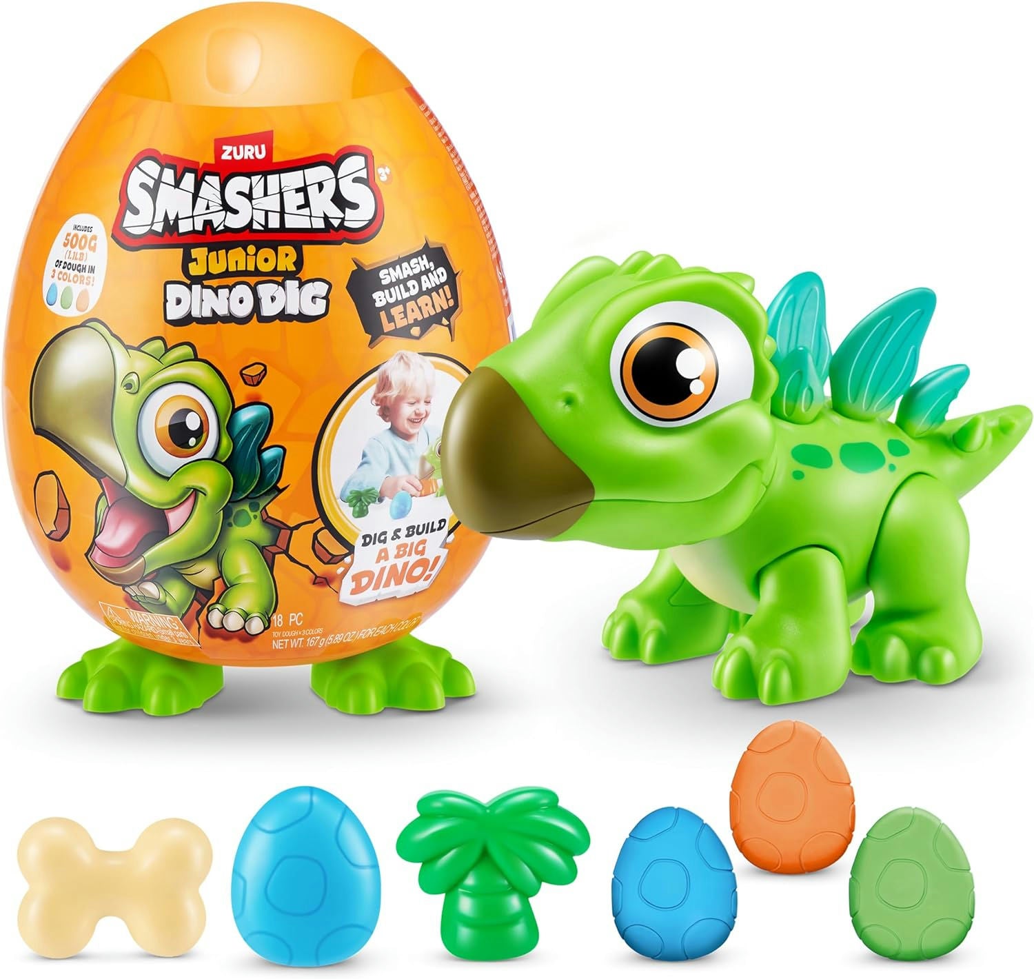 سلسلة البيض الصغيرة من لعبة Smashers Dino Dig، المجموعة الأولى، متنوعة