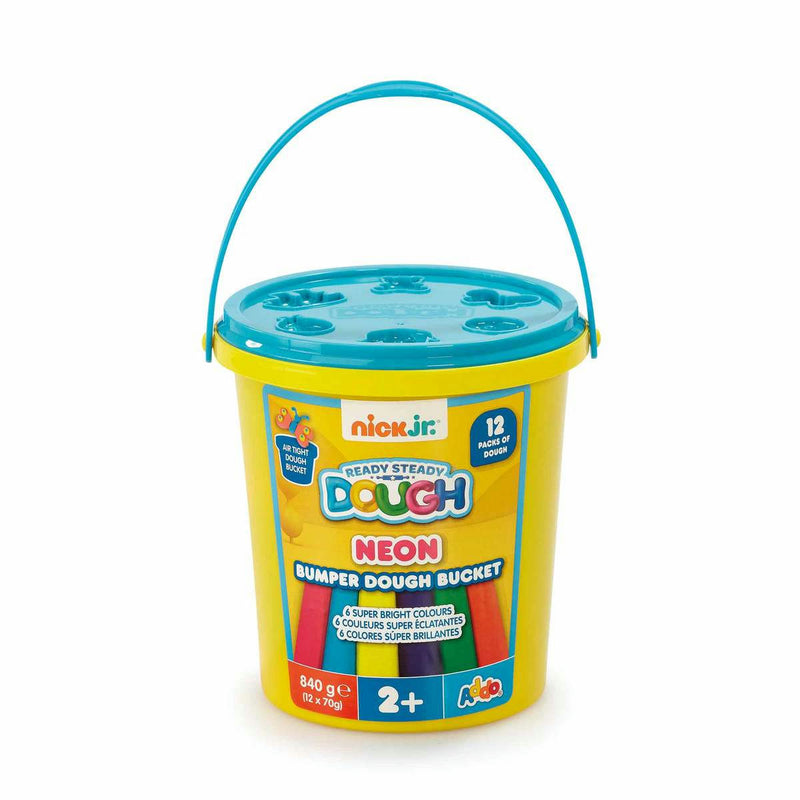 Addo Nick Jr. Ready Steady Dough Neon Bumper Dough Bucket