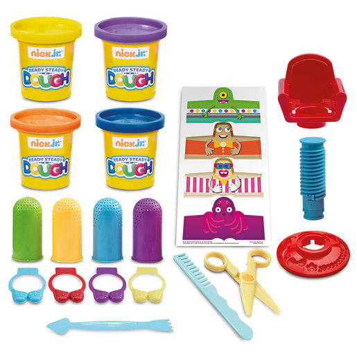 Addo Nick Jr. Ready Steady Wacky Hair Dough Playset