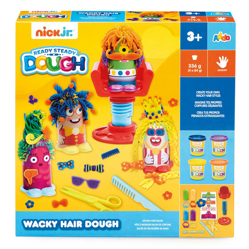 Addo Nick Jr. Ready Steady Wacky Hair Dough Playset