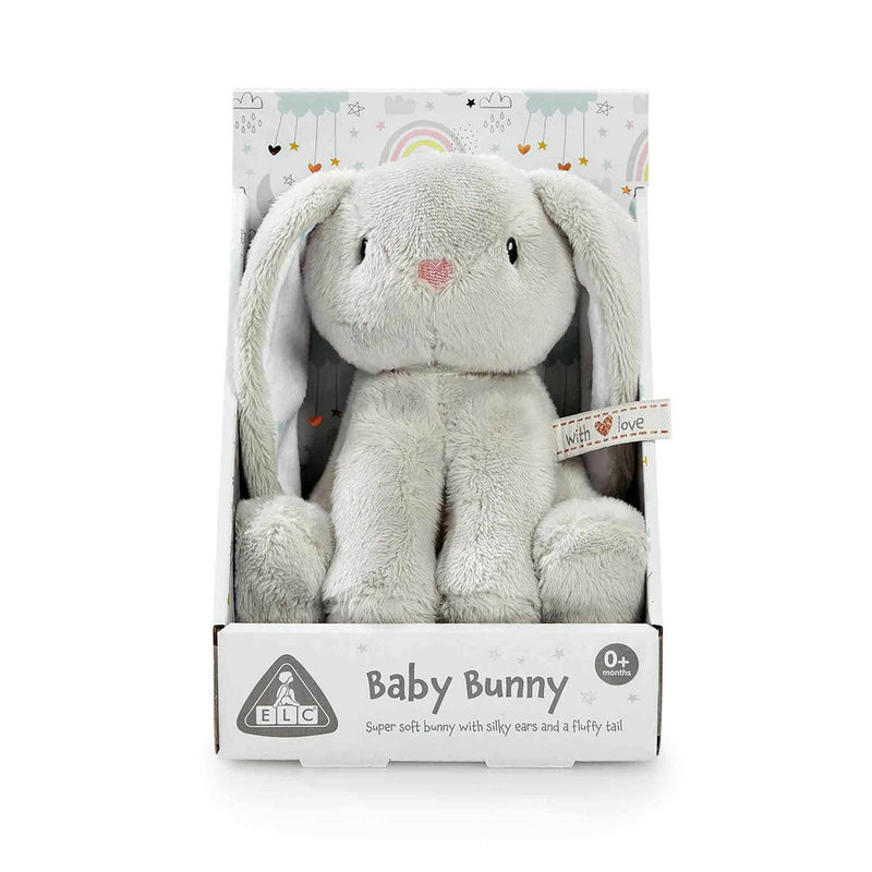 ELC Mini Bunny Plush Boxed Grey