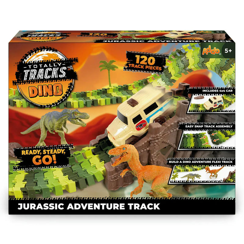Addo Totallytrack Dino 120-pieces Set Battery Operated