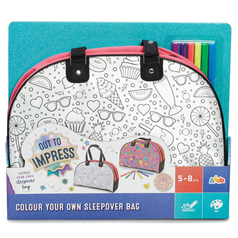 Addo Out To Impress Colour Your Own Sleepover Bag